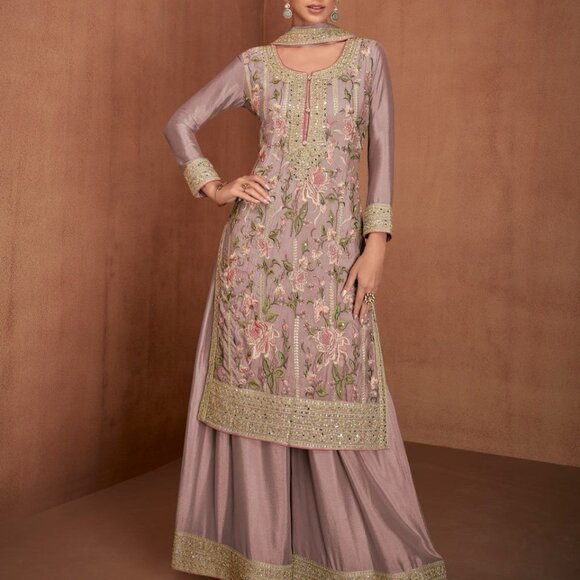 REAL CHINON SALWAR SUIT - Picture 5 of 12